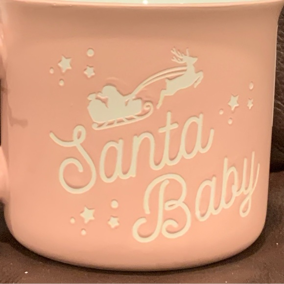 Santa Baby Pink Christmas Mug - Peppermint & Pine - Picture 6 of 8